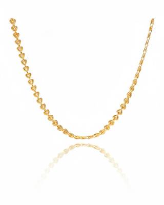 Elegant Eternal Love Woven Chain for Women | Anti Tarnish Stainless Steel Gold Plated Necklace 1