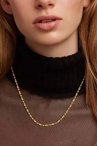 Minimal chic oval bead chain