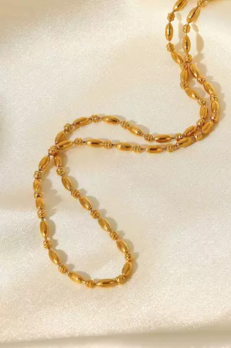 Minimal chic oval bead chain