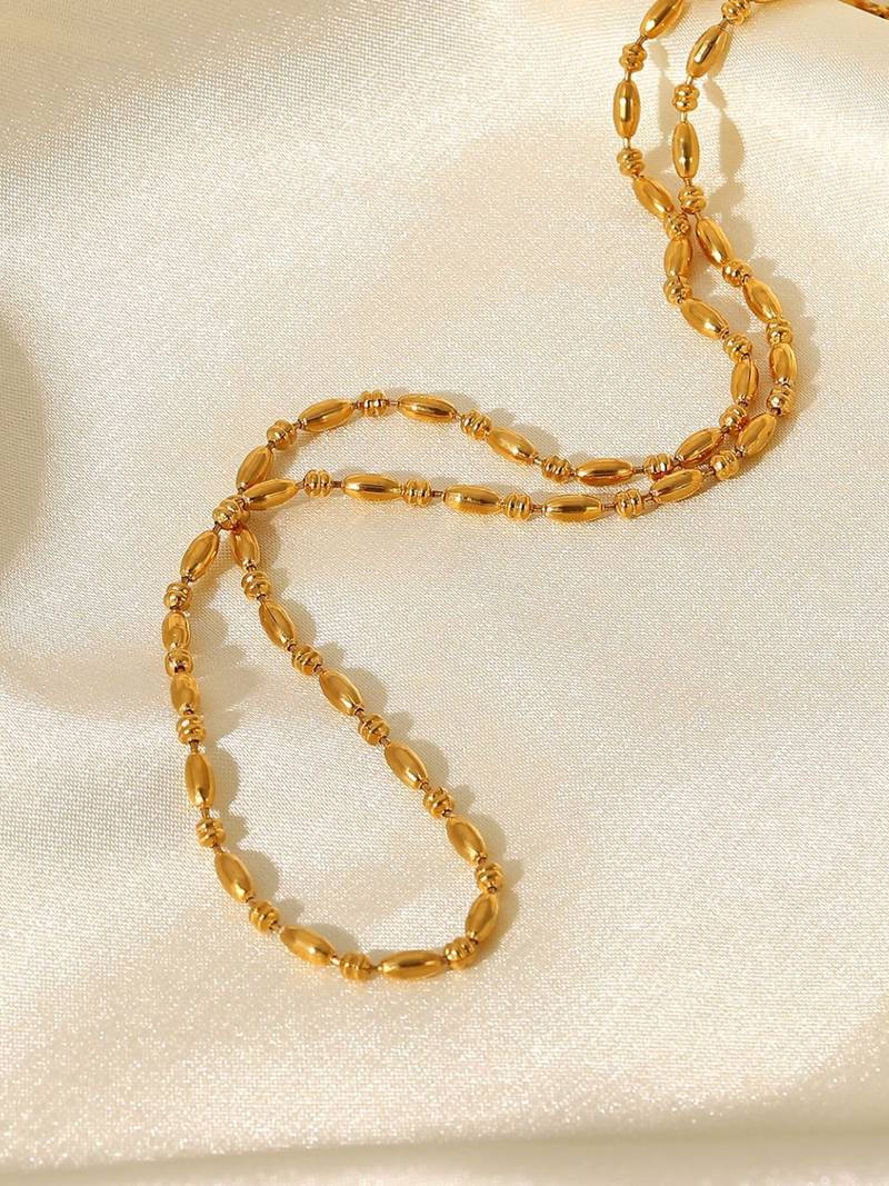Minimal chic oval bead chain