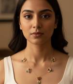 Lotus mini-motif necklace