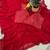 Red Color  3 Layer Ruffle in Skirt and single Layer And Beads and Sequins Work Faux Georgette  Saree