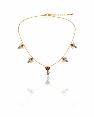 Lotus mini-motif necklace 4