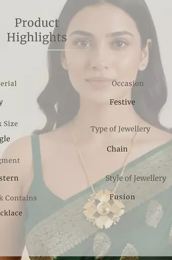 Gold blossom chain