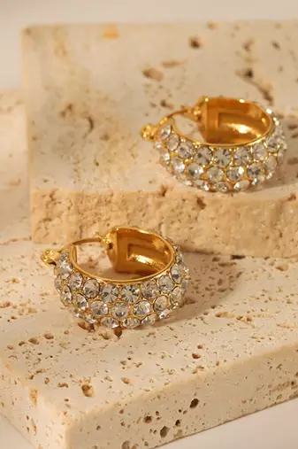 Isla's diamond huggies