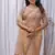 Chiku Color Sequins And Embroidery with Beads Work Butterfly Net