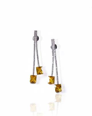 Cocktail citrine danglers 3