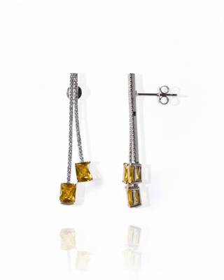 Cocktail citrine danglers 4