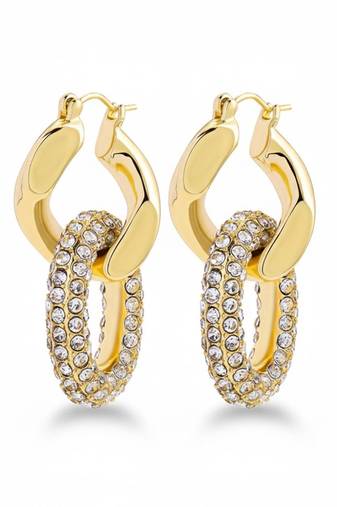 Ellipse halo glow hoops earrings