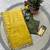 Yellow color Embroidery and  Real Mirror Work Satin Silk saree 