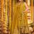 Mehendi embroidery crep fully stitched anarkali set