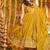 Mehendi embroidery crep fully stitched anarkali set