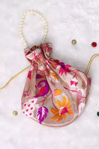Multicolor pearl handle designer batwa