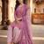 Pink printed cotton blend stitched geometric print salwar kurta dupatta for women