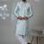 Aesthetic sky blue embroidery kurta for men | premium designer men's kurta