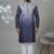 Blue shaded aesthetic embroidery kurta for men | premium designer ethnic wear