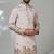 Aesthetic pitch color embroidery kurta for men | premium designer men's kurta