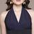 Navy Blue Viscose Gown