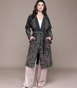 Black Embroidered Viscose Jacket