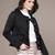 Black Embroidered Viscose Jacket