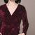 Maroon velvet jumpsuit