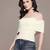 White Viscose off shoulder top