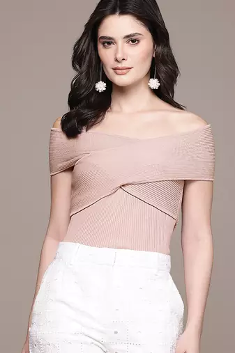 Beige Viscose top