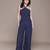 Navy blue crepe jumpsuit