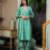 Mint Green embroidered chanderi straight suit set
