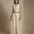 Ivory embroidered raw silk co ord set