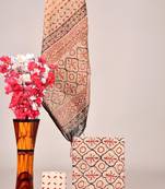 Peach exclusive new hand block printed kota cotton dress materials
