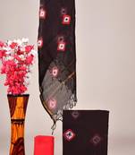 Burgundy exclusive new hand block printed kota cotton dress materials