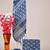 Blue exclusive new hand block printed kota cotton dress materials