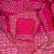 Pink hand block printed cotton suit with kota doriya dupatta