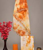 Mustard bagru hand block printed linen suits with zari border