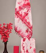 Pink bagru hand block printed linen suits with zari border