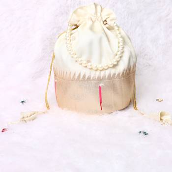Cream color pearl handle designer batwa 2