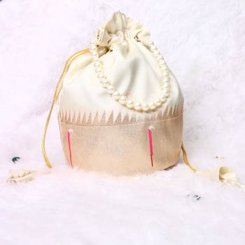 Cream color pearl handle designer batwa 3