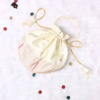 Cream color pearl handle designer batwa 4