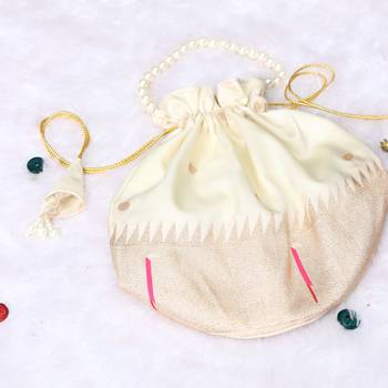 Cream color pearl handle designer batwa 5