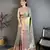 Green, lavender floral, paisely, zari woven kanjivaram semi silk saree with blouse
