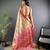 Pink floral, paisely, zari woven kanjivaram tissue silk saree with blouse