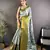 Grey floral, zari woven kanjivaram tissue silk saree with blouse