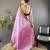 Lavender, wine floral, zari woven kanjivaram tissue silk saree with blouse