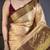 Beige floral, kanjivaram, zari woven kanchipuram silk saree with blouse
