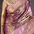 Magenta floral, kanjivaram, zari woven kanchipuram silk saree with blouse