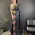 Grey floral emboidery, solid rangoli silk saree with blouse