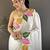 White floral emboidery, solid rangoli silk saree with blouse
