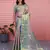 Lavender floral, zari woven kanjivaram silk saree with blouse