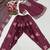Maroon embroidery japan satin fully stitched farshi salwar suit set